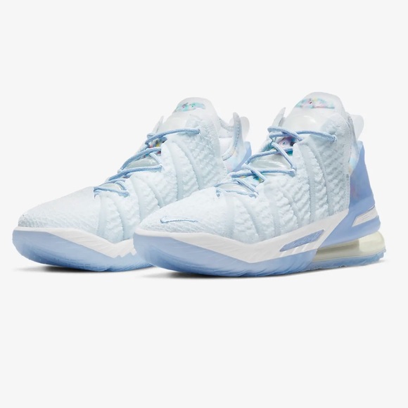 lebron 18 nrg blue tint